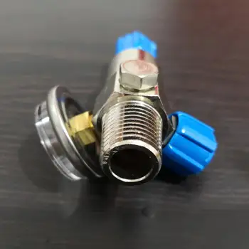Kyslíkový ventil, tlakomer redukčný ventil kyslíka ventil valca nástroje 1-4l zváranie s kyslíkom ventil