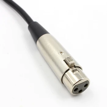 USB XLR Mikrofón Audio Kábel mužmi A/D Konverzia Audio Signálu Zosilnenie Mikrofónu Odkaz Nahrávanie Kábel