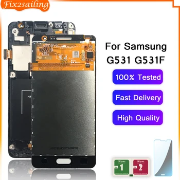 LCD Displej Pre Samsung Galaxy Grand Prime G531 G531H G531F G531FZ G530 Dotykový LCD Displej Digitalizátorom. S montážou Rámu