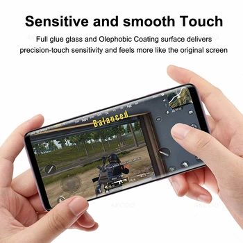 UV Nano Tekuté plný lepidlo screen protector Samsung Galaxy Note 10 20 S20 pro ultra S10 lite S8 S9 plus tvrdeného skla film