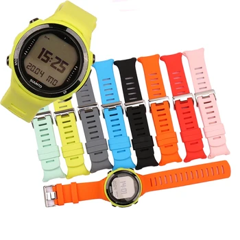 Silikónové popruh s kolíkom spony, hodinky, príslušenstvo vhodné pre Suunto D4 D4i Novo outdoorové športy, potápačské hodinky remienok žena band