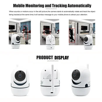 1080P Zabezpečenia Bezdrôtovej siete WiFi Kamera 720P CCTV Domov Dohľadu obojsmerné Audio Dieťa PET Monitor Wi-Fi Fotoaparátu, 2.4 G IP Kamera Cam