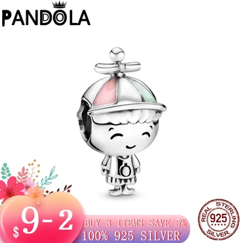 2020 nové 925 Sterling Silver Malý Chlapec Charms Korálky Náramok Fit Pôvodné Pandora Náramok DIY Šperky Pre Ženy