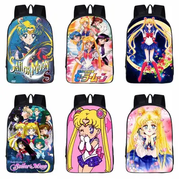 Sailor Moon Batoh, Tašku Anime Cosplay Taška Cez Rameno Študentská Aktovka Ženy, Dievčatá Cartoon Knihy Tašky Na Zadnej Strane Obalu Zbierka