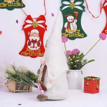 Ručné Koruna Švédska Gnome Bábika Plyšová Christmas Elf Ozdoby Dovolenku