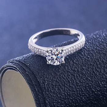 Jednoduché a Elegantné Reálne 925 Sterling Silver krúžky, sada pre ženy, Luxusné 82 kusy AAA CZ Zásnubný prsteň veľkosti 5-10 Bague
