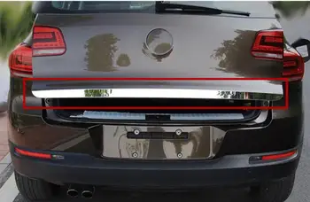 Vhodné Na VW Tiguan Obdobie 2010-Auto Nehrdzavejúcej Ocele Zadné Veko Kufra Kryt Výbava Chvost Brány Chránič Zadný Kryt batožinového priestoru Styling