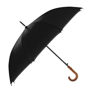 Veľké Luxusné Dážď Mužov Dáždnik Vetru Japonský Čierny Drevený Dlhá Rukoväť Dážď Dáždniky Ženy Uv Ochrany Darček IdeasY6S