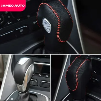 Jameo Auto kožou NA MT Auto Shift Gombík ochranný Kryt Automatické Radenie Obojky pre Ford Fiesta MK7 Sedan Hatchback 2012-2019