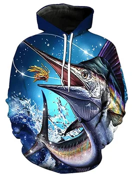 Bass fishing 3D Vytlačené Mens mikina s Kapucňou Harajuku Streetwear jeseň hoodies Mikina Unisex Bežné Bunda Tepláky TD666