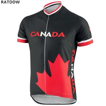 Kanada Pro Cyklistický Dres na Bicykel Oblečenie MTB Mužov Cyklistické Oblečenie Krátky Rukáv Pro Team Požičovňa Nosenie Invierno Ropa Ciclismo