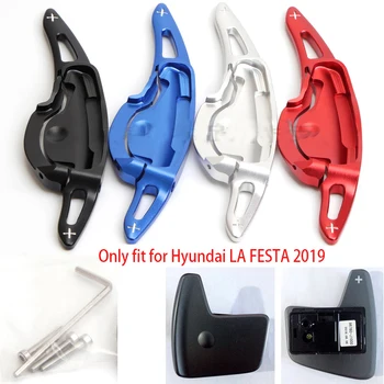 Pre Hyundai LA FESTA 2019 2 ks Volant Hliníkové Shift Pádlo Shifter Rozšírenie Auto-styling