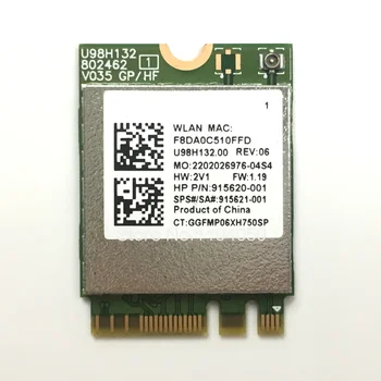 WDXUN pôvodné RTL8821CE AC bezdrôtovej sieťovej karty 433M+4.2 Bluetooth 915621-001 915620-001