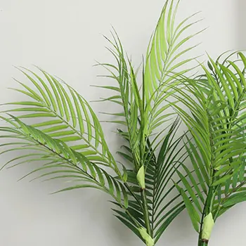 6pcs Simulácia Scatter Chvost Umelých Palmového Lístia Chvost Slnečnice Leaf Elegantné Nordic Falošné Listy Rastlín Foto Rekvizity Reštaurácia