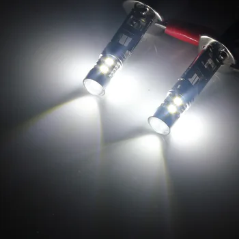 ANGRONG 2X 10W LED H1 448 Žiarovky Svetlometu Vysokej Hlavného Lúča Hmlové Svetlo Lampy 6000k-Biele