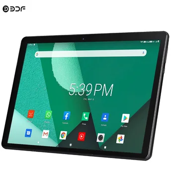 Nový Tablet Pc 10.1 palcový Android 9.0 Tablety Octa-Core Google Play 3g, 4g LTE Hovoru, GPS, WiFi, Bluetooth, Tvrdené Sklo 10 palec