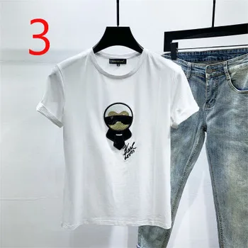 2020summer t-shirt pánske telo tričko jednofarebné bavlnené oblečenie klesnutie tričko, polovičný rukáv tide