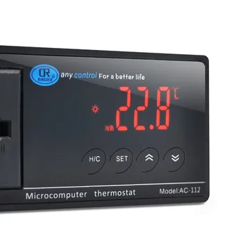 220VAC multifunkčné Digitálne Vodných živočíchov termostat s COOL TEPELNÝ výkon