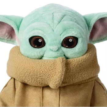 Nové 2020 dieťa Yoda Mandalorian bábiku baby yoda plyšové hračky Star Wars okolité Yoda baby komfort hračky