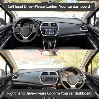 Pre Suzuki SX4 S-Cross~2019 Anti-Slip Mat Panel Kryt Pad Slnečník Dashmat Auto Chrániť Koberec Anti-UV Príslušenstvo Kapskom