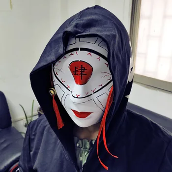 Japonské Anime Cosplay Masky Kabuki Kitsune PVC Plnú Tvár Fox Maska Cosplay Maškaráda Festival Loptu Cosplay Kostým Príslušenstvo