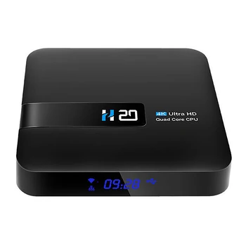 H20 Smart TV Box Set-Top Box Android 10 Prehrávač Médií 3D Video Youtube Netflix 2.4 G Wifi 1+8GB TV Prijímač(EÚ Zástrčky)