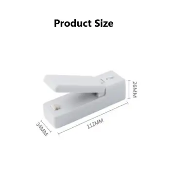 Prenosný Mini Tepelné Tesnenie Stroj Fóliou Impulz Plastového Vrecka Fóliou USB Nabíjanie Cestovné Balenie Snack Taška Fóliou Kuchyňa Gadget
