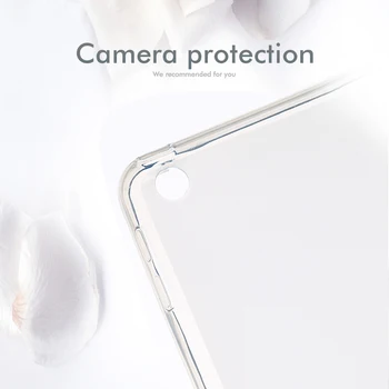 Transparentné Vodotesné puzdro Pre Samsung Galaxy Tab 10,5 2018 SM-T590 SM-T595 T597 Prípadoch Mäkké TPU Silikónové Jasné Zahŕňa Nárazníka