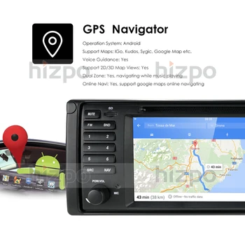 Android 10.0 4G 64 G Auto DVD PREHRÁVAČ pre BMW X5 E53 E39 GPS Stereo Audio Navigácia Multimediálne Obrazovky Vedúci Jednotky Rds Am Fm Dvr Obd2