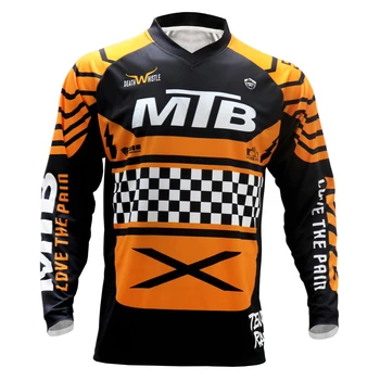 2021 horský bicykel dresy dh motocross mx t-shirt zjazd dlhý rukáv cyklistické oblečenie mtb jersey chladný pocit