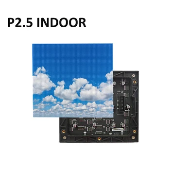 P2.5 farebná led modul 160x160mm 64x64 pixelov rgb interiérové led displej 2,5 mm led panel