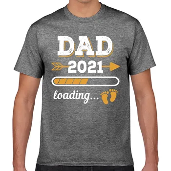 Topy T Shirt Mužov otec 2021 Bežné Black Geek Tlač Mužské Tričko XXXL