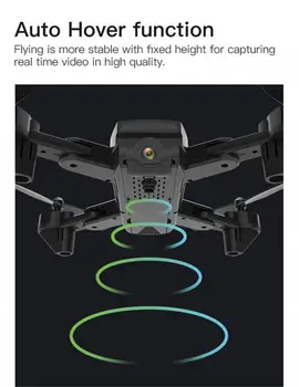 S6 Drone 4K HD Dual Camera Skladacia Výška Vedenie Drone WiFi FPV 1080p Real-time Prenosu RC Quadcopter