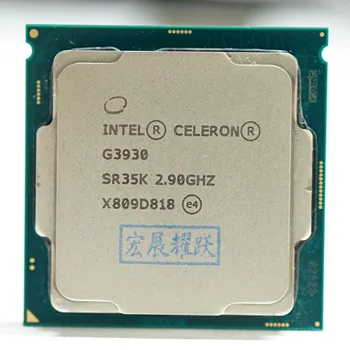 Procesor Intel Celeron G3930 CPU LGA1151 14 nanometrov Dual-Core - pracovný PC počítač správne Desktop Procesor