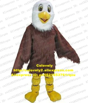 Plešatý Eagle Vulture Tercel Tiercel Eagle Hawk Maskot Kostým Dospelý Karikatúra osobnosť Malebnom Mieste Halloween, sviatok Všetkých svätých zz6736