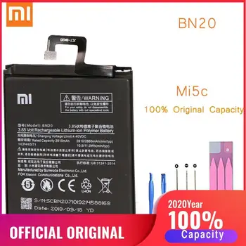 Originálne Batérie Telefónu pre Xiao Mi5C Batérie Xiao Mi 5C M5C BN20 Náhradné Batérie Xiomi Nástroje bateria