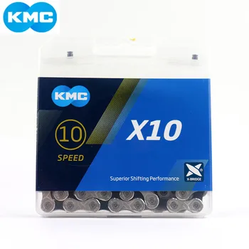 2019 NOVÉ KMC X10, X10.93 MTB, Road Bike Reťazca 10 20 30 Rýchlosť 116L 10 Rýchlosti Koleso Reťaz Magické Tlačidlo Hory S Originál krabici