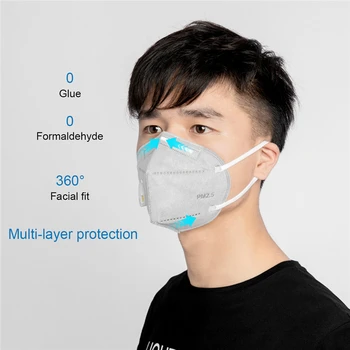 Jinjiang Vysokej Kvality FFP3 KN95 pleťové Masky Mascarillas マスク Masque маска S Dýchaním Ventil Respirátor Bezpečnosti Prachu Úst Masky