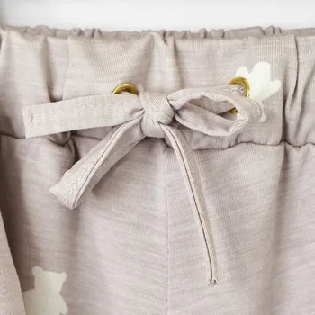 Pyžamá Ženy Bavlna Medveď Tlač Pyžamo Ženy 2020 Lete Modálne Japonských Domov Vyhovovali Ženy Pijama Verano Mujer Sleepwear Nastaviť