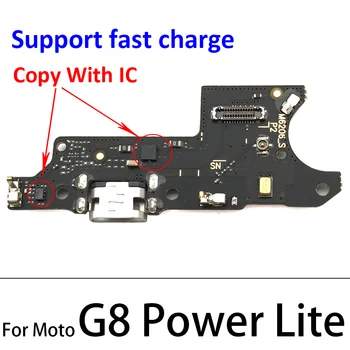 10pcs ,USB Port Konektor Nabíjania Pre Moto Jedna Vízia, Jedna Akcia, Jeden Fusion Jeden Hyper Jeden Makro G8 Power lite G7 G8 G9 Hrať