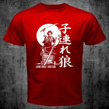 Nové Japonsko Shogun Assassin Lone Wolf a Mláďa Kozure Okami Klasické Filmové 2020 Nové Značky Lacné Predaj Bavlna Vtipné Tričká