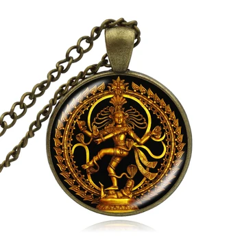 KARAIRIS Buddha Lord of the Dance Ničenia Náhrdelník Pána Šivu Prívesok Budhistické Šperky Hinduistickej Božstvo Duchovné Náhrdelníky