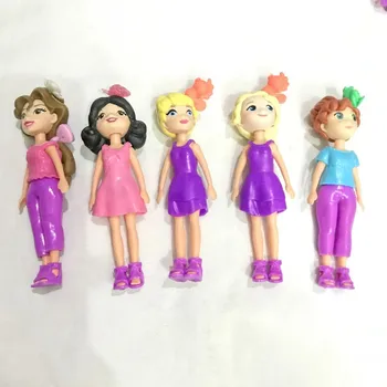 Nové Zmiešané 3ks/set Roztomilé Polly Vrecká Dievča Bábiku Údaje princezná hračky Limitovanej Kolekcie bábika pre Deti Narodeninám