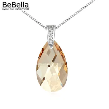 BeBella hruškovitého tvaru prívesok náhrdelník vyrobený s Rakúskych kryštálov od Swarovski crystal drop prívesok na Vianočný darček