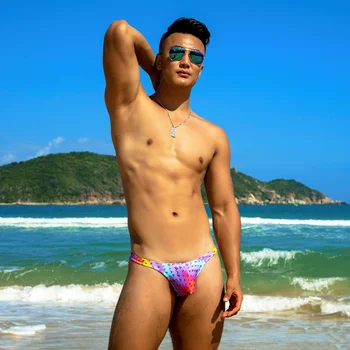 Pevne nízkym pásom sexy plavky nové muži plávanie šortky gay bikini beach šortky plávať trenírky rôznych penis puzdro veľkosť plaviek