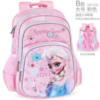 2019 Disney mrazené batoh Elsa Anna Snehová Kráľovná cartoon školy taška veľká veľkosť Priedušná základnej Školy batoh dievčatá darček