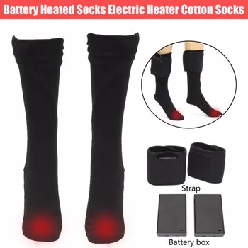 Vyhrievané Ponožky Teplé Nohy Ohrievačov Elektrické Otepľovanie pre Sox Lov Ice Rybárske Boot