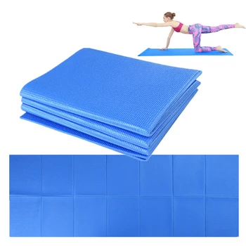 Prenosné PVC Skladacie Yoga Mat Non-Slip Šport Telocvični Pilates posilňovňa Fitnes Yoga Mat Cvičenia Zariadenia