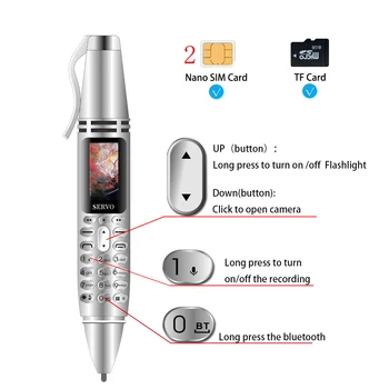 SERVO K07 Pen mini Mobilephone 0.96