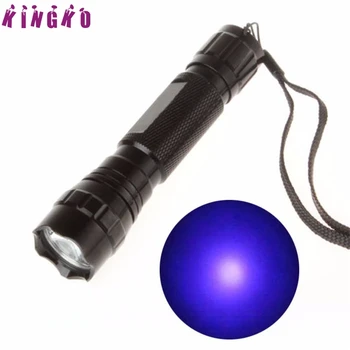 Dropshiping UV WF-501B LED 365NM Ultra Violet Blacklight Baterka Pochodeň 18650 Svetlo Lampy linternas y baterias 18650 1.22